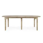 Ronde eettafel uitschuifbaar tot 272 cm in Homemotion hout - Guglio Viadurini