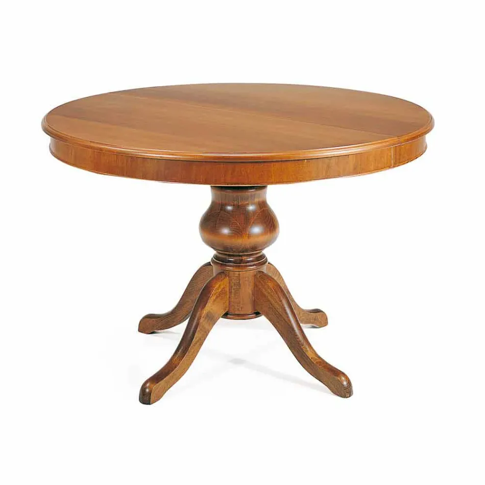 Classic ronde eettafel in massief hout Oliva Viadurini