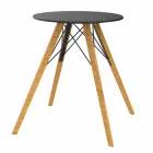 Ronde eettafel in hout en HPL, 4 stuks - Faz Wood van Vondom Viadurini