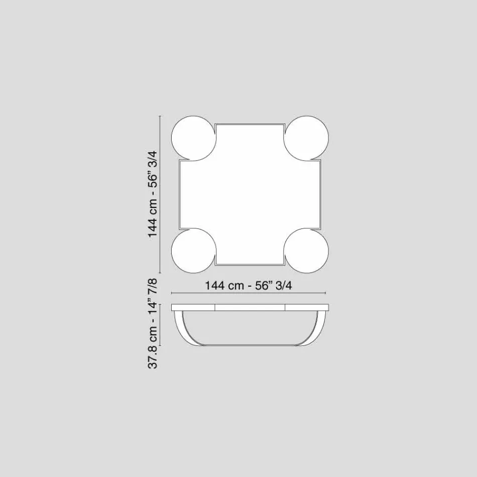designer salontafel in donker eiken Drummond Viadurini