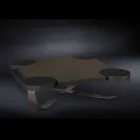 designer salontafel in donker eiken Drummond Viadurini