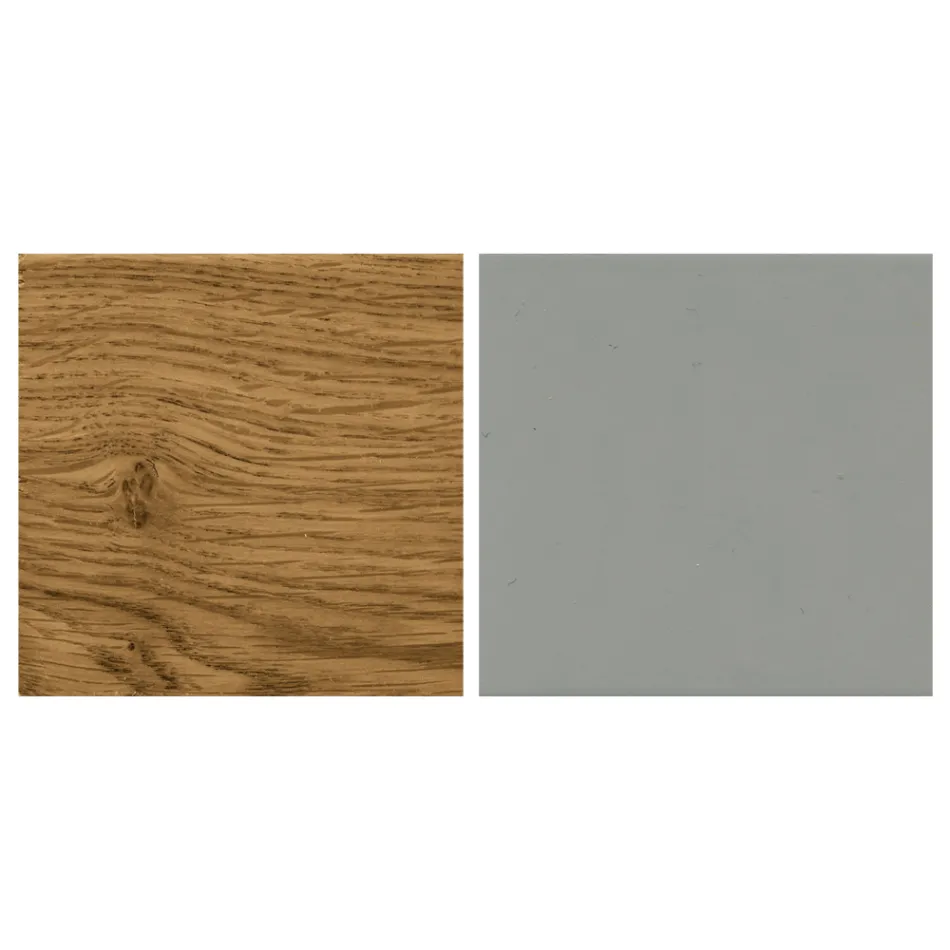 Woonkamertafel met houten blad en onderstel Made in Italy - veiling Viadurini