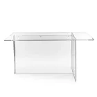 Selenia transparante plexiglas tafel met minimalistisch design, gemaakt in Italië. Viadurini