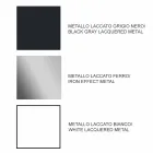 Uitschuifbare designtafel tot 294 cm in hout en metaal Made in Italy - Nuzzo Viadurini