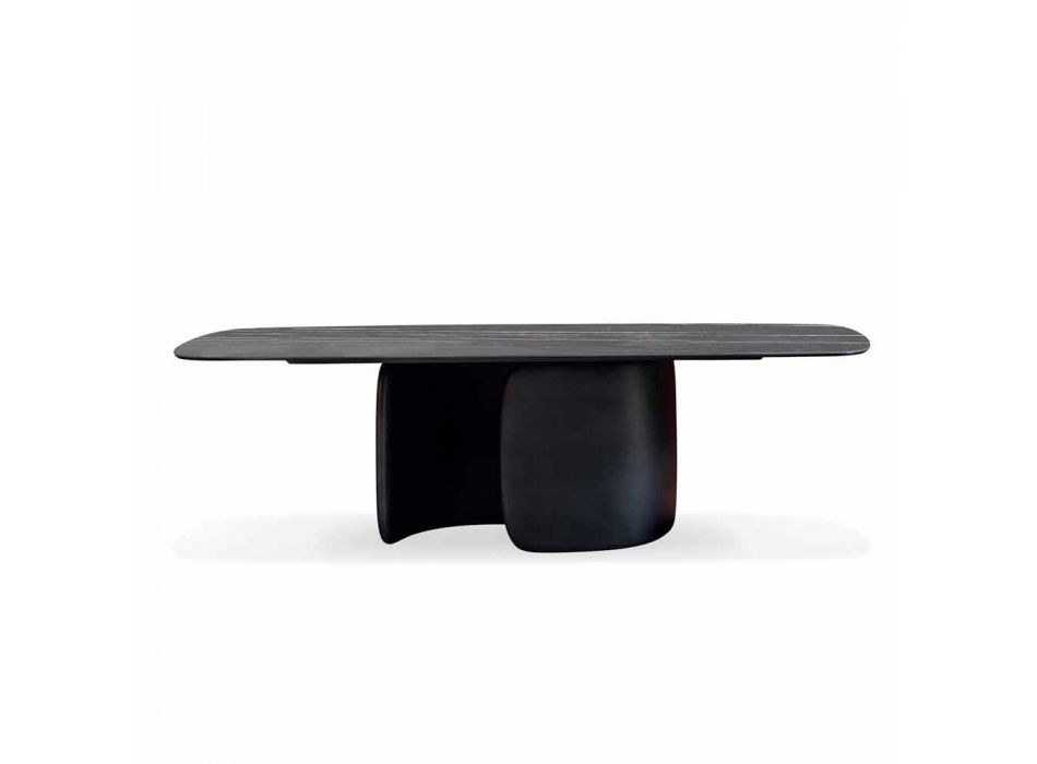 Designtafel in keramiek en polyurethaan Made in Italy - Mellow Viadurini