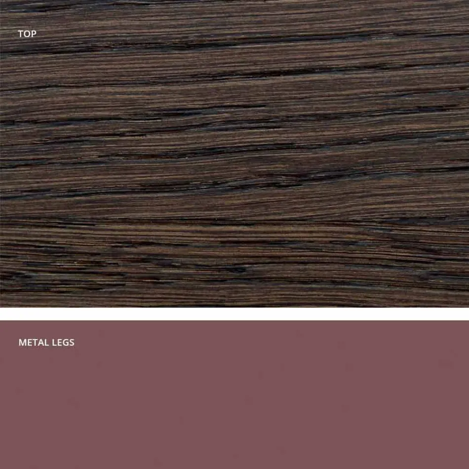 Ontwerptafel in massief hout geproduceerd in Wilmer, Italië Viadurini