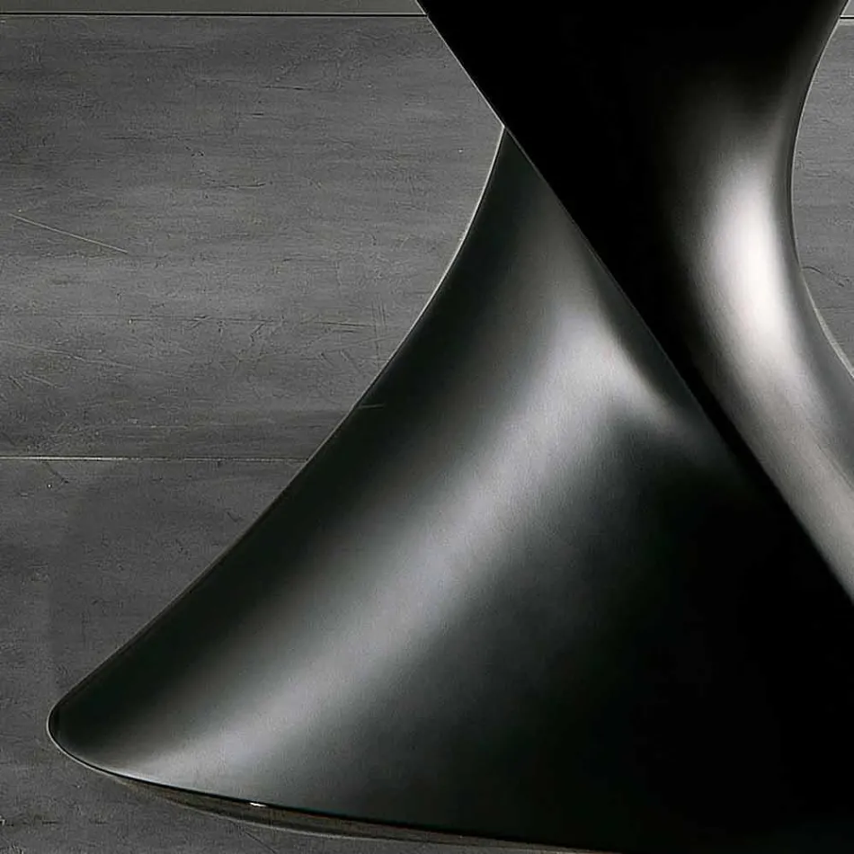 Moderne design keramische glazen tafel gemaakt in Italië, Clark Viadurini