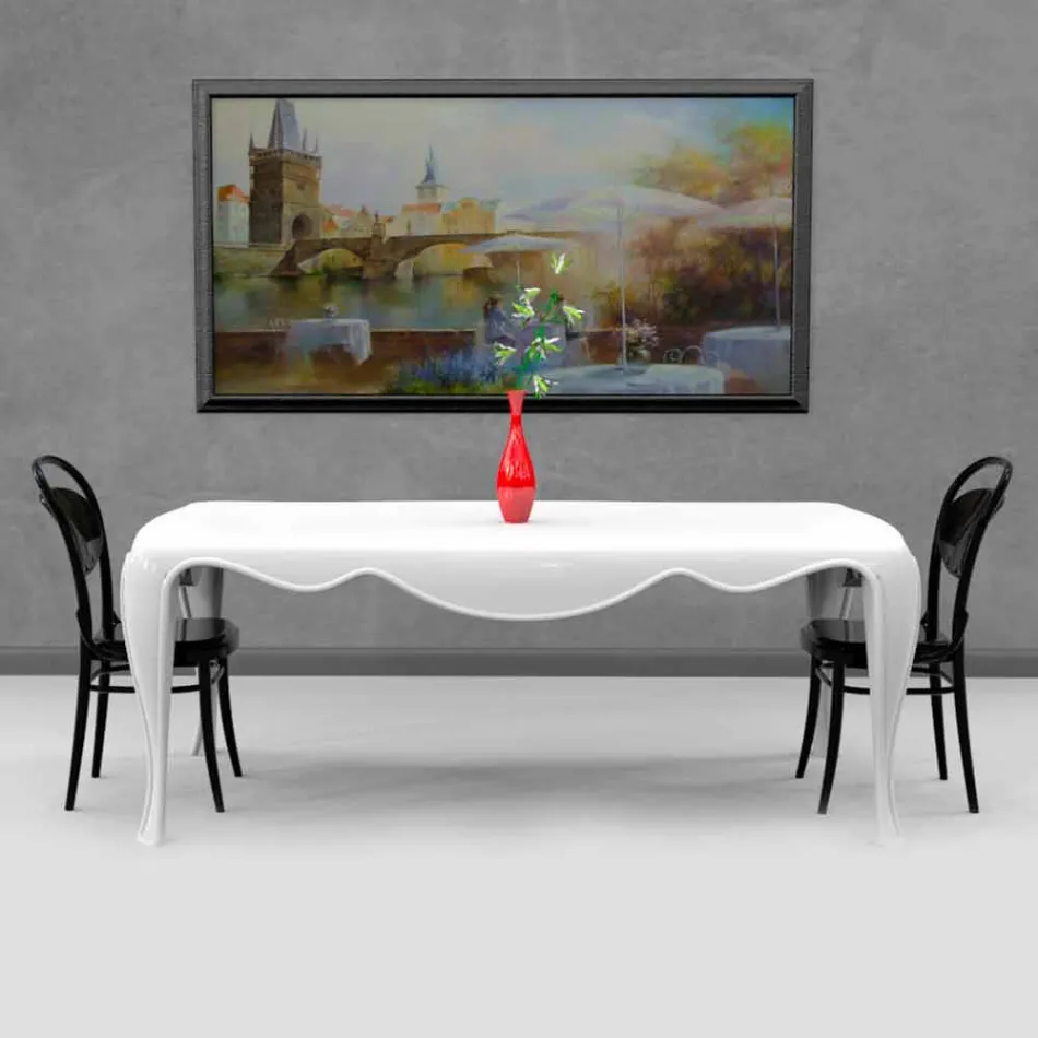 Moderne designtafel geproduceerd in Italië, Miazzina Viadurini