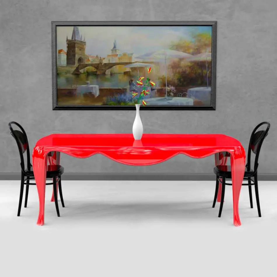 Moderne designtafel geproduceerd in Italië, Miazzina Viadurini