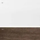 Uitschuifbare tafel gemaakt van glas en massief hout gemaakt in Italië, Dimitri Viadurini