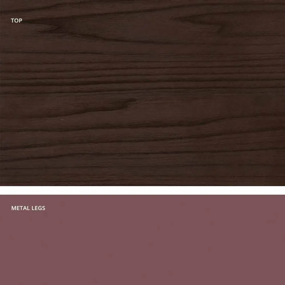 Moderne verlengbare tafel gemaakt van gemaakt in Italië melamine hout, Wilmer Viadurini