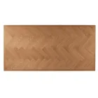 Vaste tafel 180x90 cm in eikenhout met ijzeren onderstel - Lega Viadurini