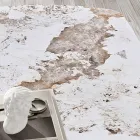 Vaste tafel 300x120 cm in metaal en gesinterd stenen blad - Valmira Viadurini