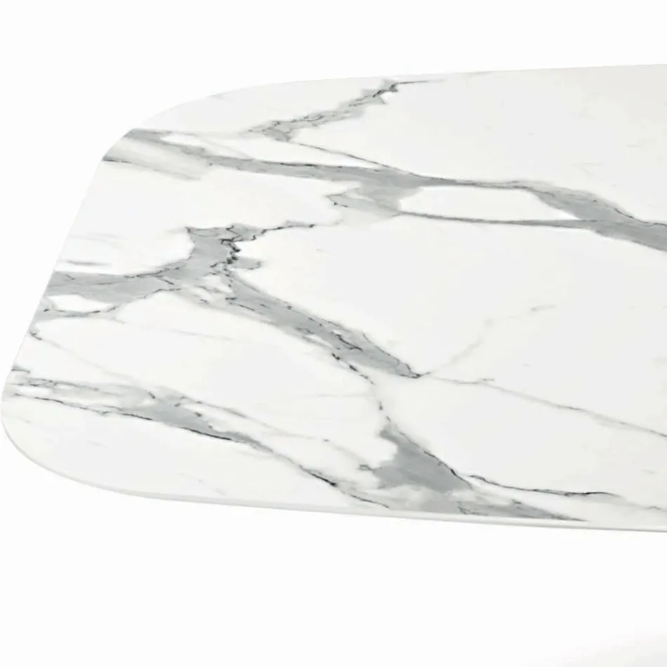 Vaste tontafel met laminaatblad Made in Italy - Settimmio Viadurini