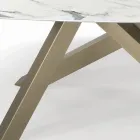 Vaste tontafel met laminaatblad Made in Italy - Settimmio Viadurini