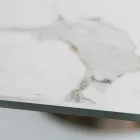 Vaste tafel met stalen onderstel en keramisch blad Made in Italy - Broek Viadurini