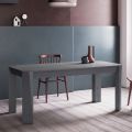 Vaste tafel met afgeschuind blad van meubelplaat Made in Italy - Tratto
