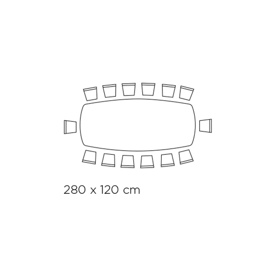 Vaste tafel met gepolijst zilver Onyx keramisch blad Made in Italy - Grotta Viadurini