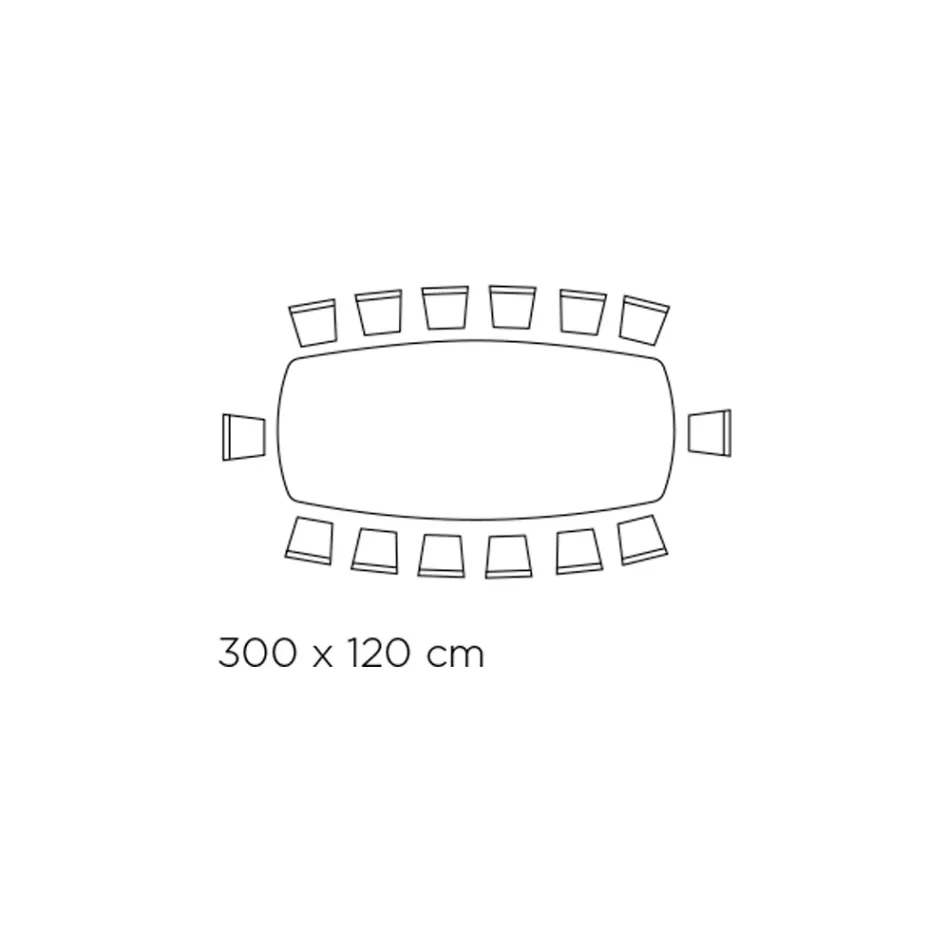 Vaste tafel met gepolijst zilver Onyx keramisch blad Made in Italy - Grotta Viadurini