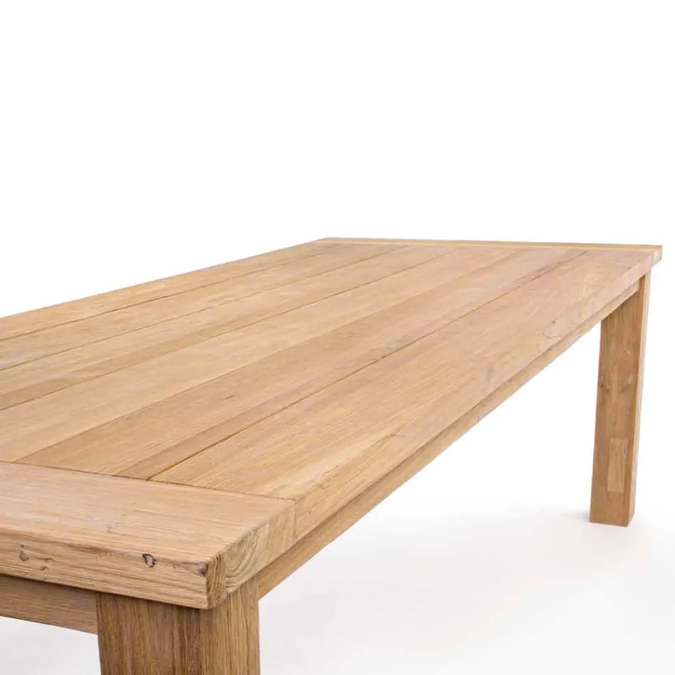 Vaste tuintafel in hout voor 8 personen Homemotion - Hunter Viadurini