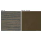 Vaste woonkamertafel in massief hout met centraal voetstuk - Luuk Viadurini