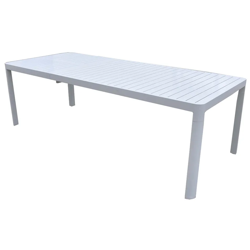 Tuintafel Uitschuifbaar tot 240 cm met aluminium structuur - Geoffroy Viadurini