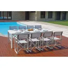 Tuintafel Uitschuifbaar tot 240 cm met aluminium structuur - Geoffroy Viadurini