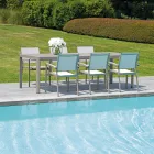 Tuintafel Uitschuifbaar tot 240 cm met aluminium structuur - Geoffroy Viadurini