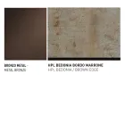 Tuintafel met aluminium zitting Made in Italy - Plinto door Varaschin Viadurini