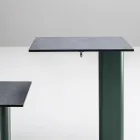 Tuintafel met aluminium zitting Made in Italy - Plinto door Varaschin Viadurini