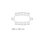 Gepolijste Griekse zwarte keramische tafel gemaakt in Italië - Grotta Viadurini