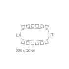 Gepolijste Griekse zwarte keramische tafel gemaakt in Italië - Grotta Viadurini