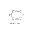 Gepolijste Griekse zwarte keramische tafel gemaakt in Italië - Grotta Viadurini