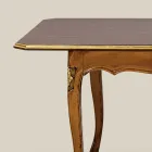 Uitschuifbare houten tafel 280 cm klassieke stijl Made in Italy - Majesty Viadurini