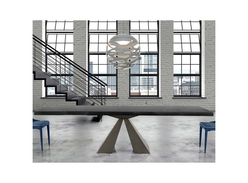 Moderne houten tafel Uitschuifbaar tot 300 cm Made in Italy - Dalmatiër Viadurini