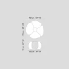 in geborsteld eiken tafel met wax afwerking Andy Viadurini