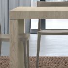 Gelamineerde houten tafel, uitschuifbaar tot 470 cm, gemaakt in Italië – Gordito Viadurini