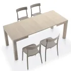 Uitschuifbare laminaathouten tafel tot 470 cm Made in Italy – Gordito Viadurini