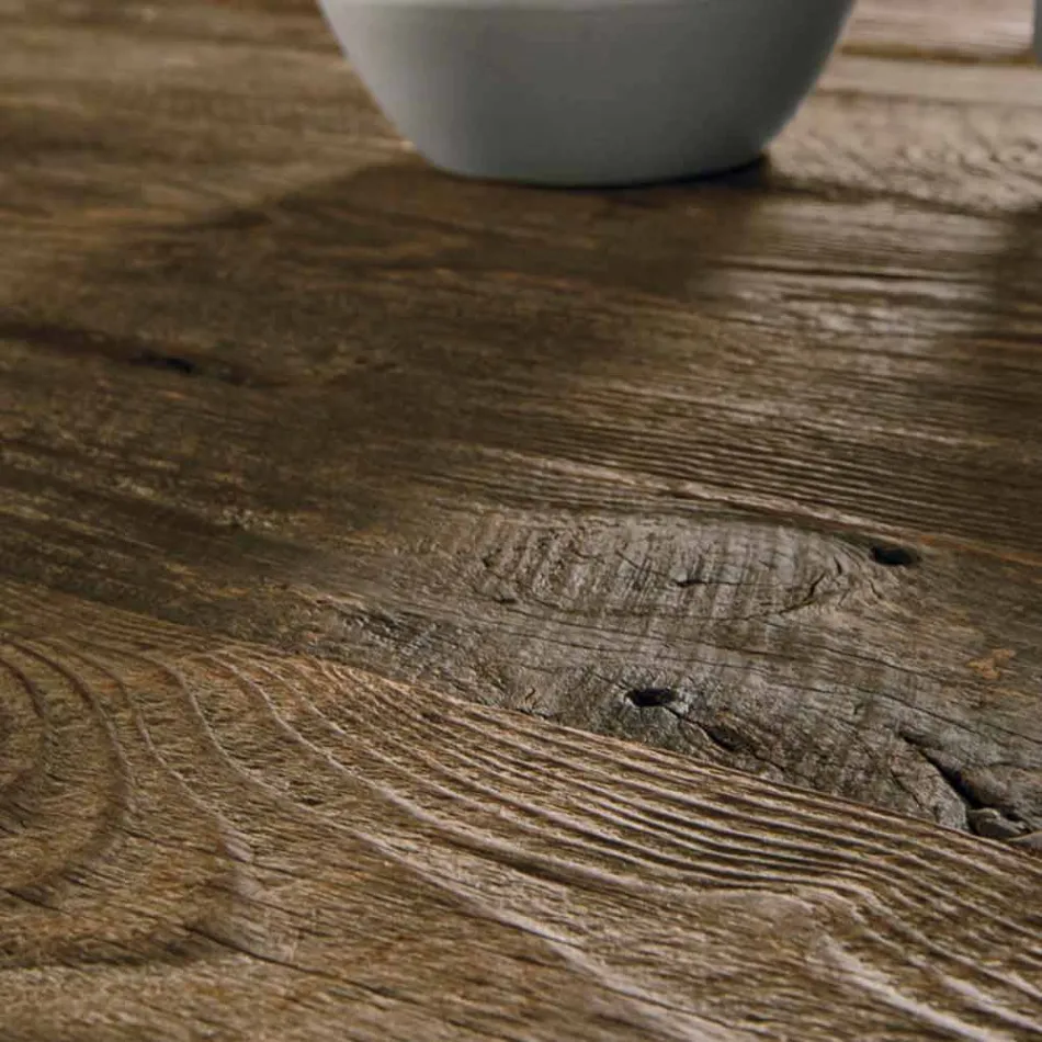 Massief houten designtafel gemaakt in Italië Zerba Viadurini