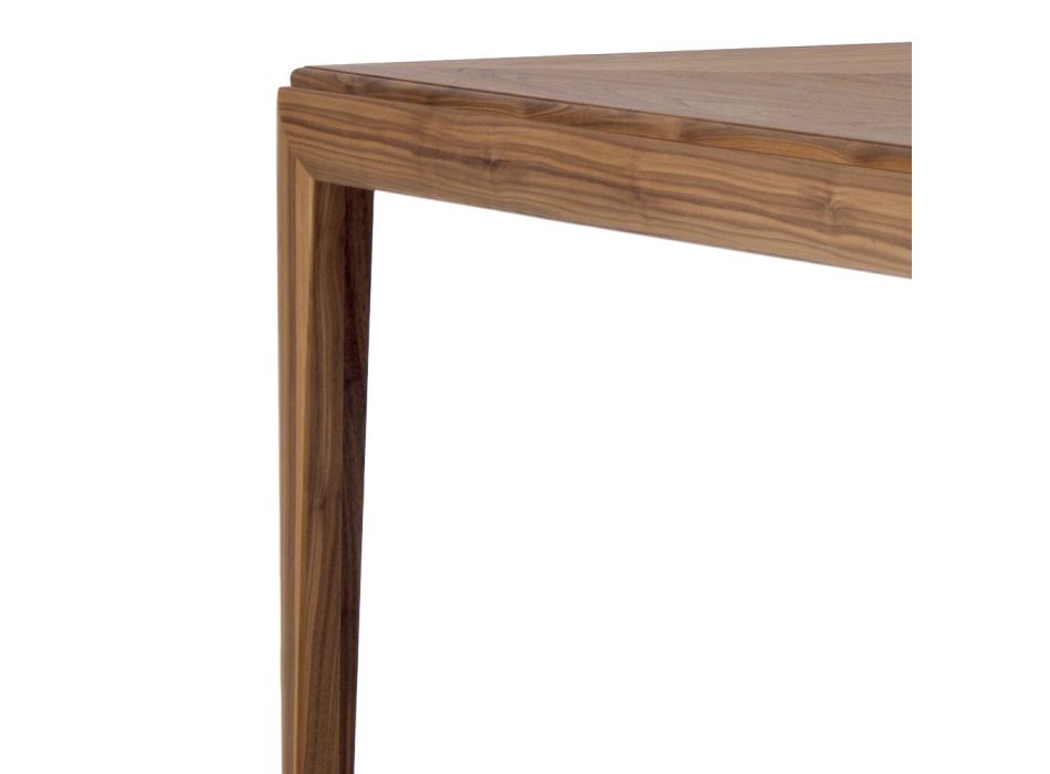 Grilli York vierkante moderne massief houten tafel gemaakt in Italië Viadurini