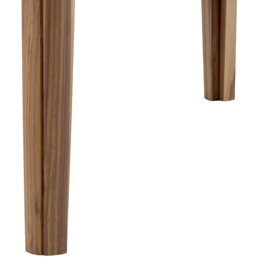 Grilli York vierkante moderne massief houten tafel gemaakt in Italië Viadurini