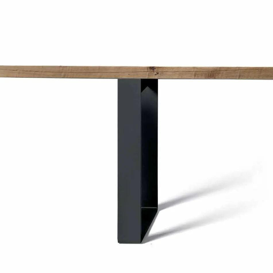 houten tafel natuurlijke massief elzen modern design, Antonio Viadurini