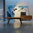 houten tafel natuurlijke massief elzen modern design, Antonio Viadurini