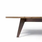 houten tafel natuurlijke massief elzen modern design, Antonio Viadurini