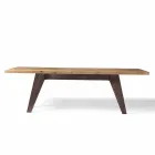 houten tafel natuurlijke massief elzen modern design, Antonio Viadurini