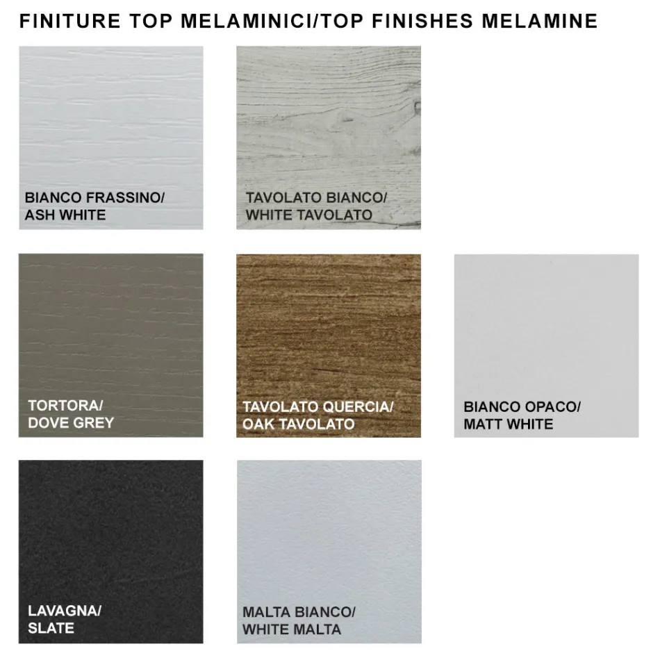 Uitschuifbare melamine houten tafel tot 470 cm Made in Italy – Gordito Viadurini