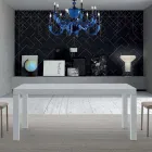 Uitschuifbare melamine houten tafel tot 470 cm Made in Italy – Gordito Viadurini