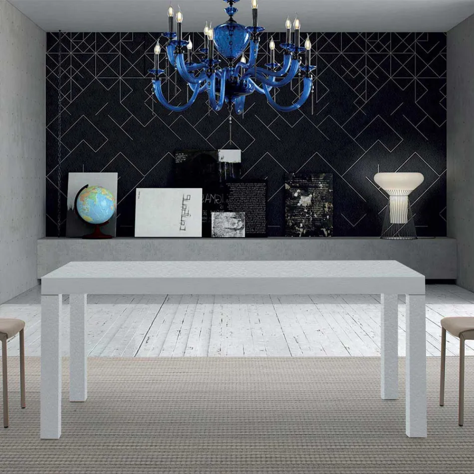 Uitschuifbare melamine houten tafel tot 470 cm Made in Italy – Gordito Viadurini