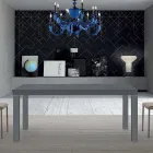 Uitschuifbare melamine houten tafel tot 470 cm Made in Italy – Gordito Viadurini