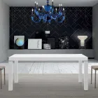 Uitschuifbare melamine houten tafel tot 470 cm Made in Italy – Gordito Viadurini